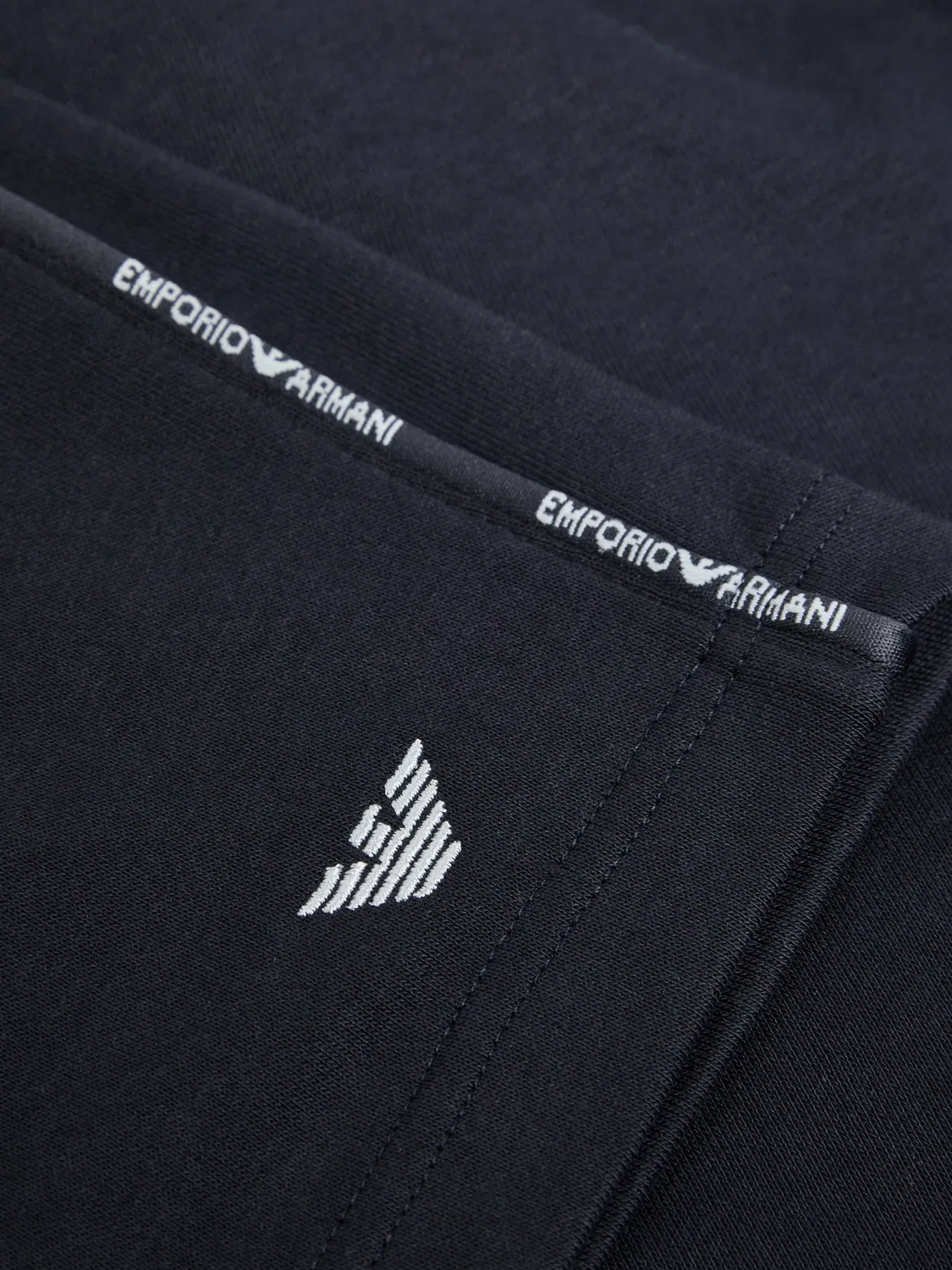 Шорты для дома синие Emporio Armani, синий — фото 2