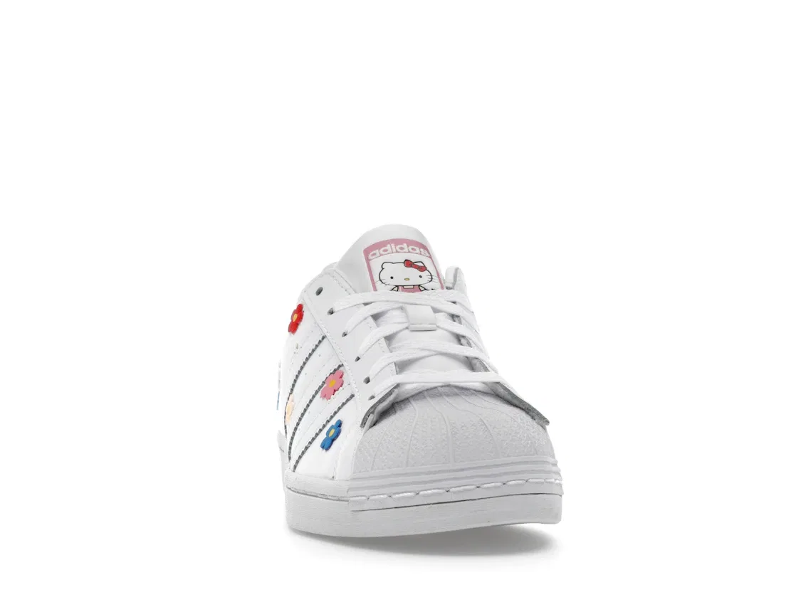 Детские кроссовки с принтом Adidas Superstar Adidas, Cloud White/Cloud White/Core Black — фото 2