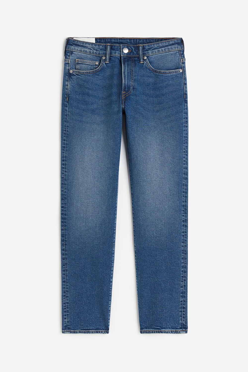 

Джинсы H&M Straight Regular, темно-синий