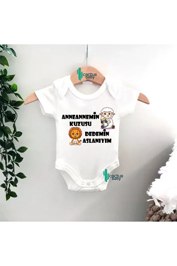 Детское боди с принтом Cactus Collection, Anneanne
