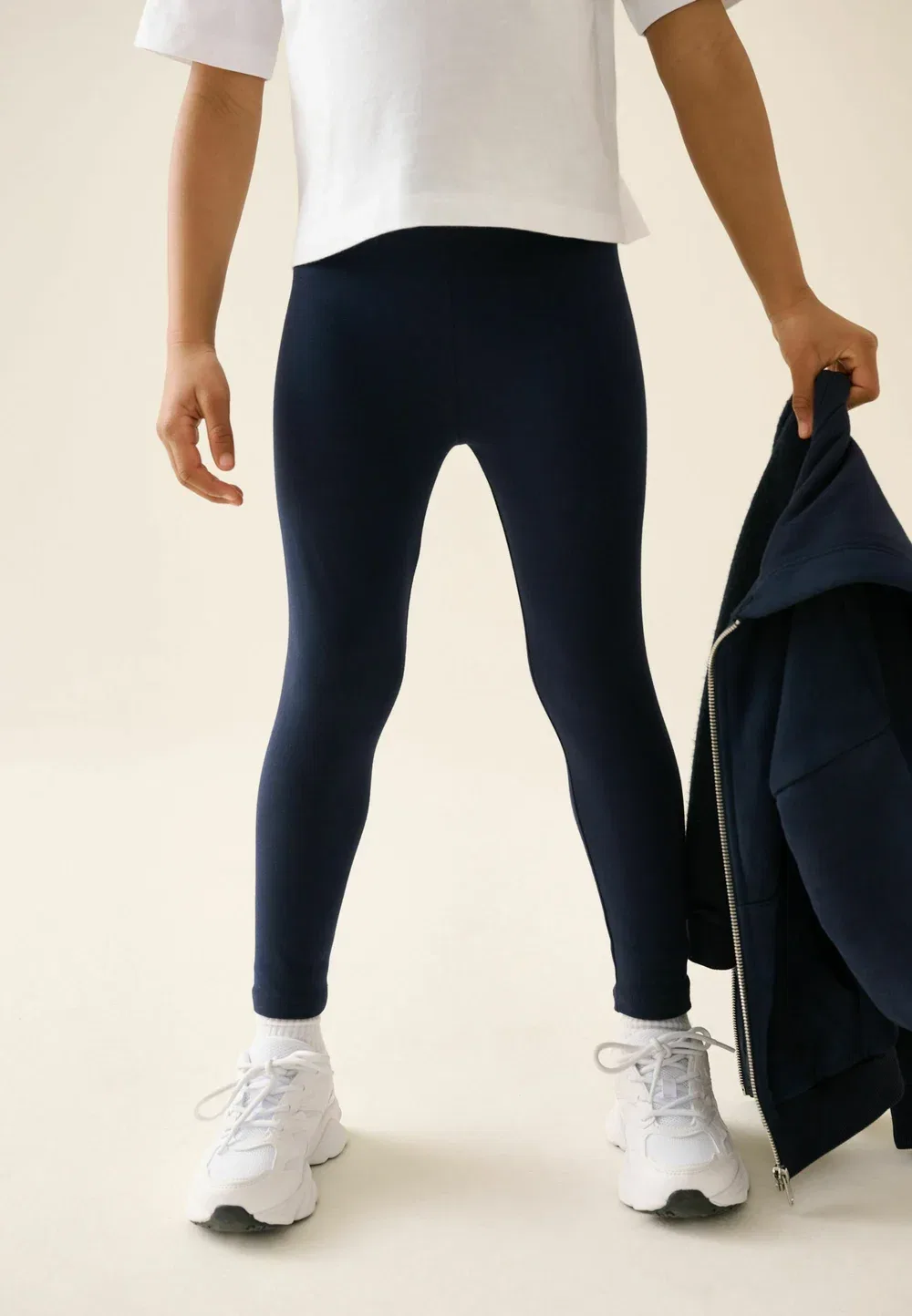 Комплект из худи и леггинсов на молнии, стандартного кроя Next, Navy Blue — фото 4