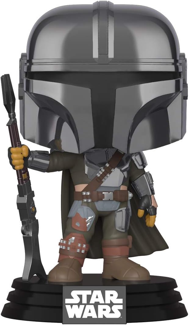 

Фигурка Funko POP! Star Wars: The Mandalorian - Mandalorian (Chrome), Amazon Exclusive