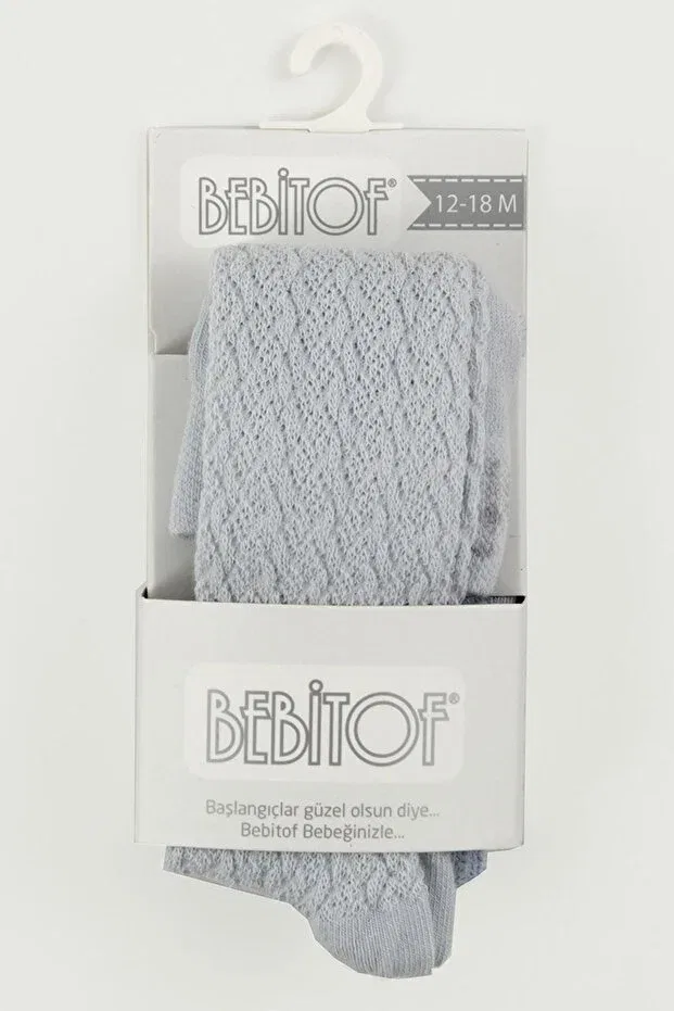 Детские колготки для девочек хлопковые Bebitof, Blue
