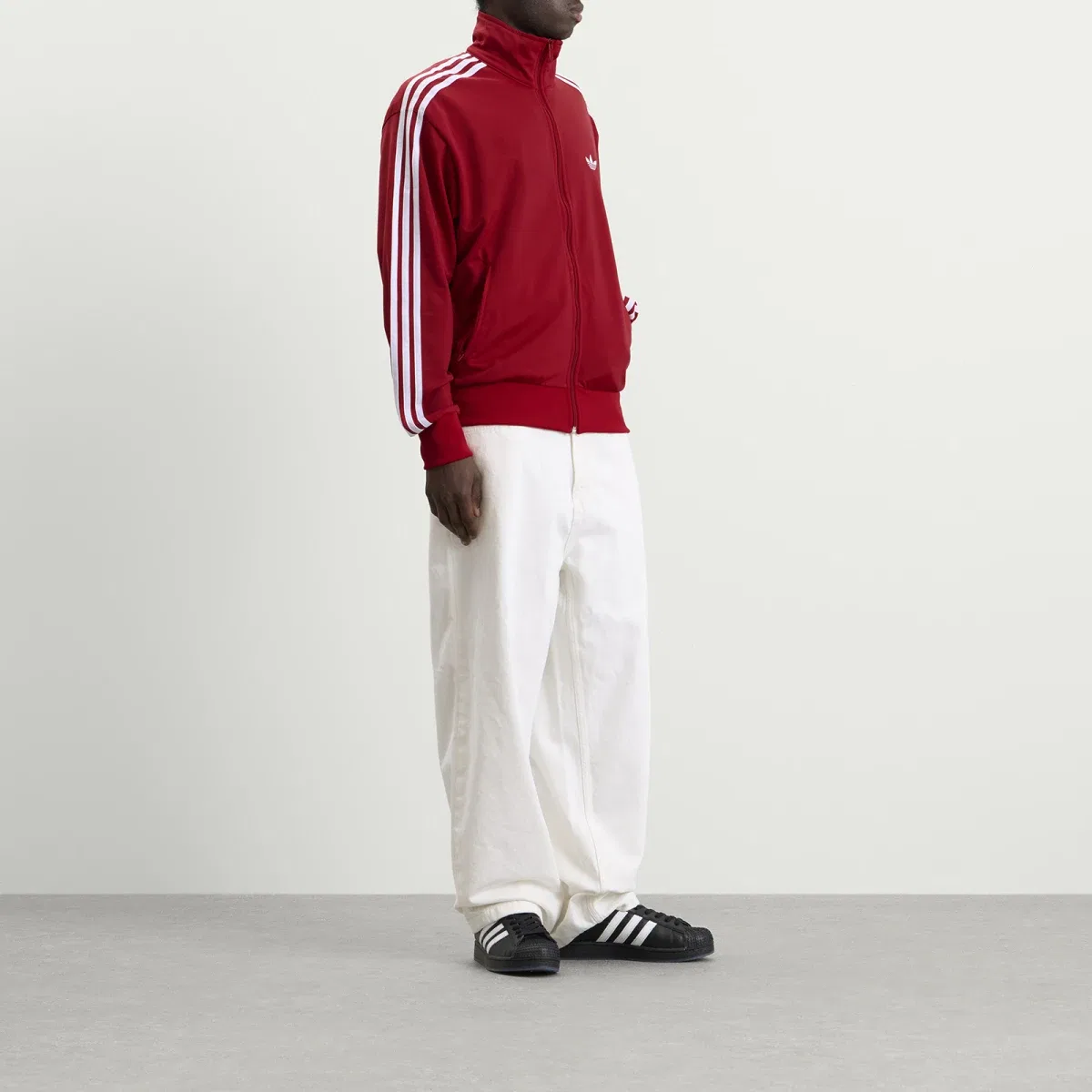 Куртка Firebird Tracktop Adidas, Team Victory Red/White — фото 4