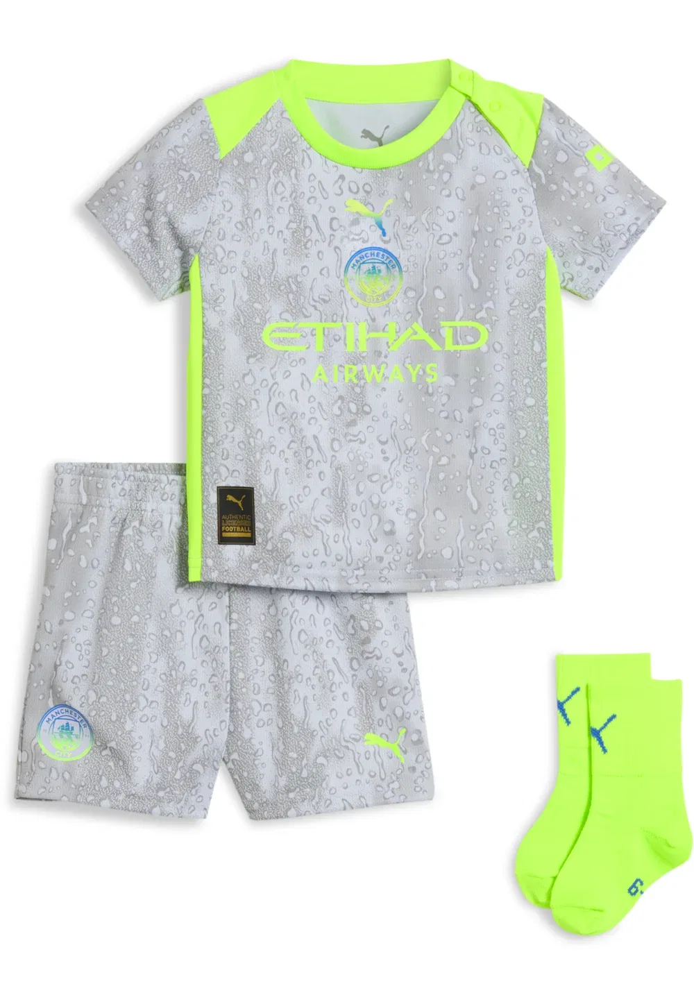 Форма Манчестер Сити 25/26 ausweichtrikot - клубная одежда Puma, Cool Weather-Pro Green