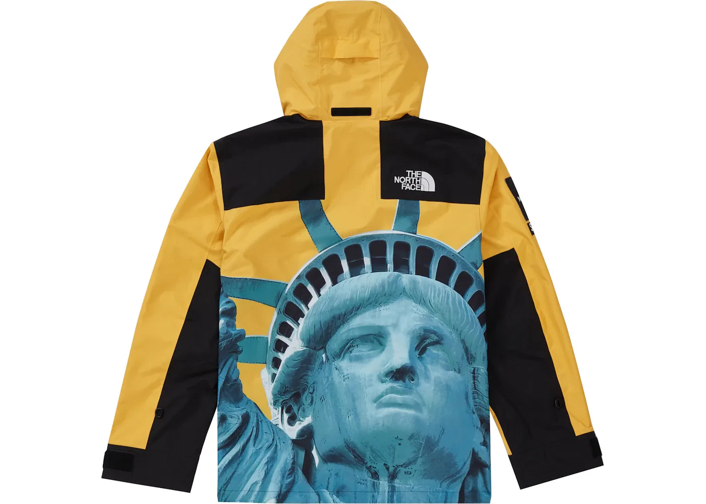 Мужская куртка с принтом Статуи Свободы Supreme The North Face, Yellow — фото 3