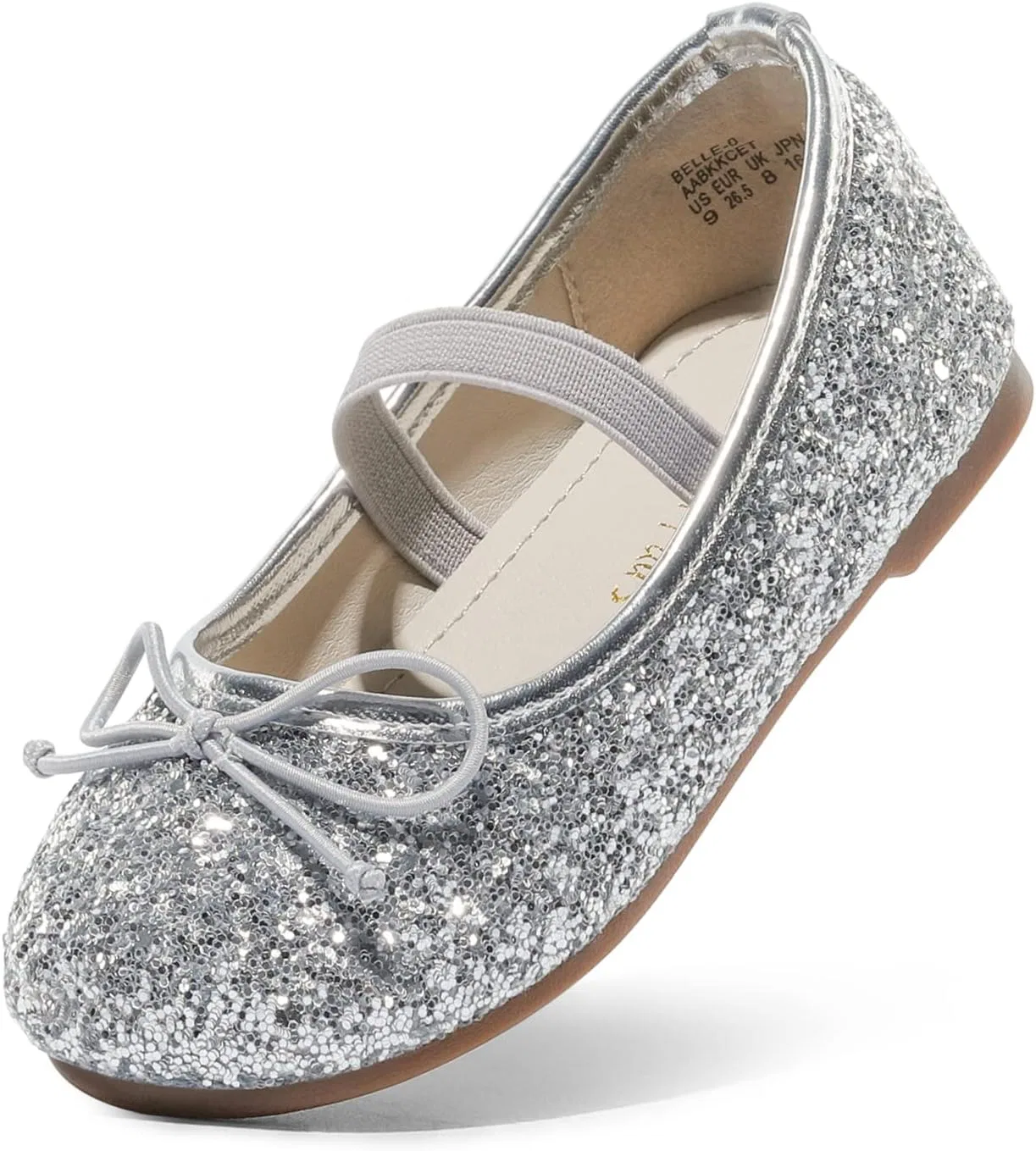 Детские балетки для девочек DREAM PAIRS, Silver
