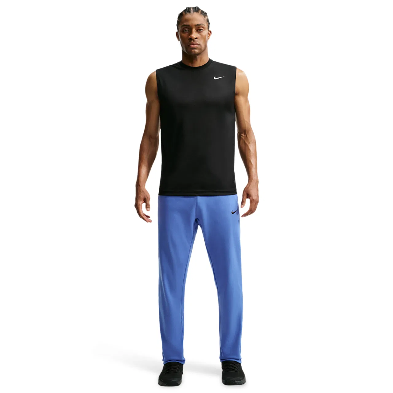 Мужские утепленные штаны Therma Fleece Regular Pant Nike, Comet Blue/Black — фото 3