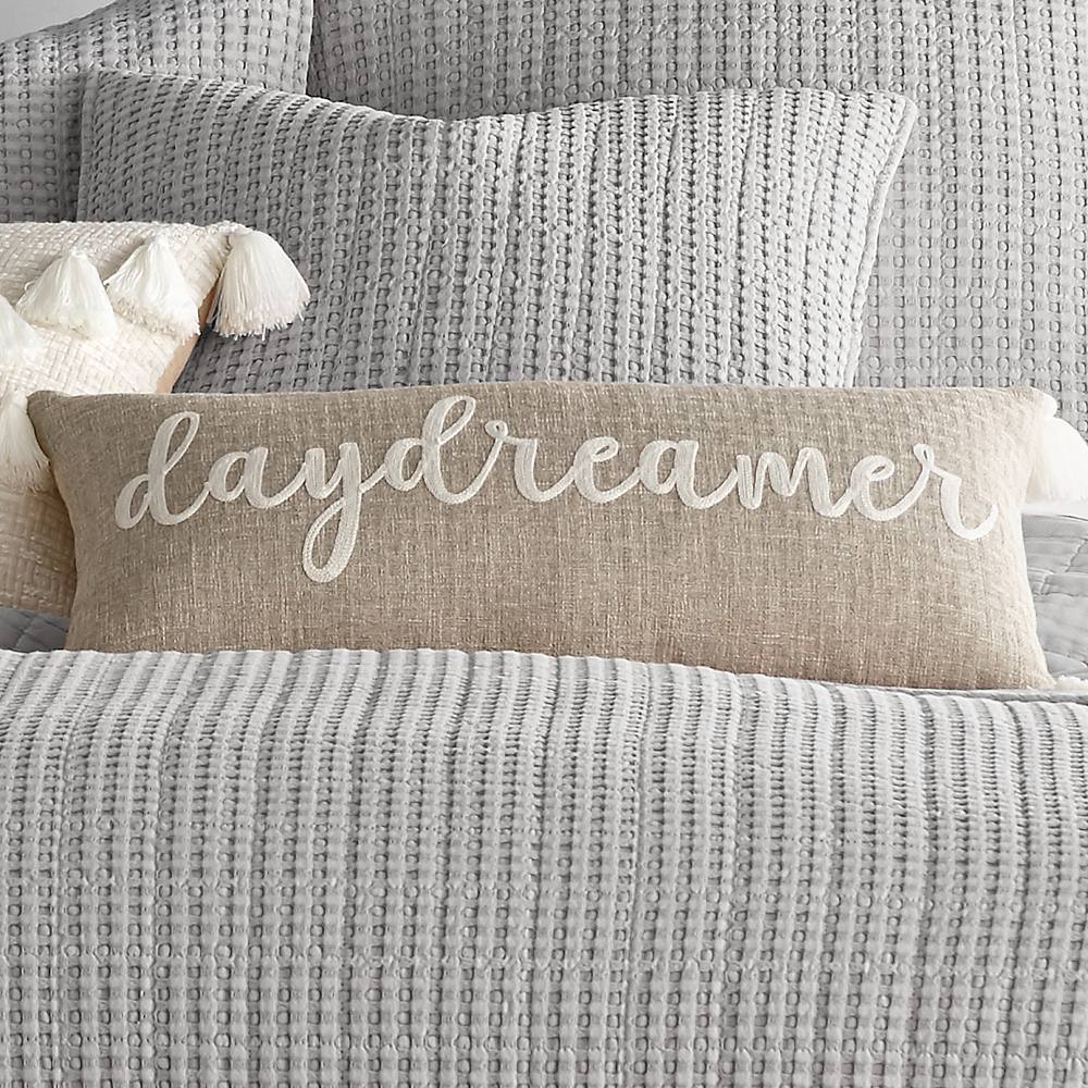 

Подушка Levtex Home Mills Waffle Daydream, цвет Taupe