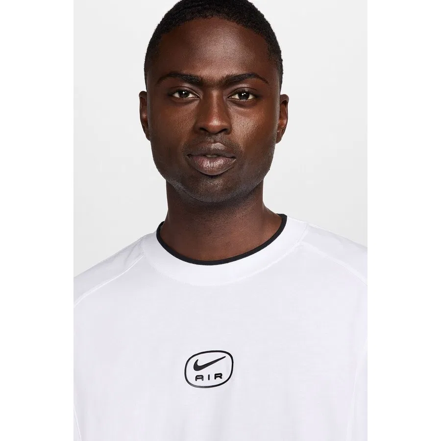 Футболка спортивная с коротким рукавом Sportswear Swoosh Air Logo Nike, Белый — фото 3
