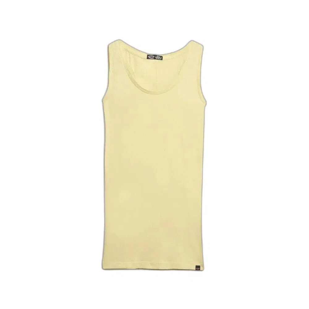 Женский легкий топ с открытой спиной Superdry Studios Lightweight Racer, Gelb