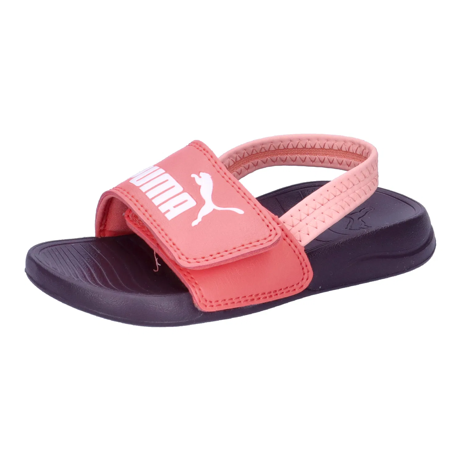 Детские сандалии с ремешком Popcat 20 Backstrap Puma, Rot Magentapink
