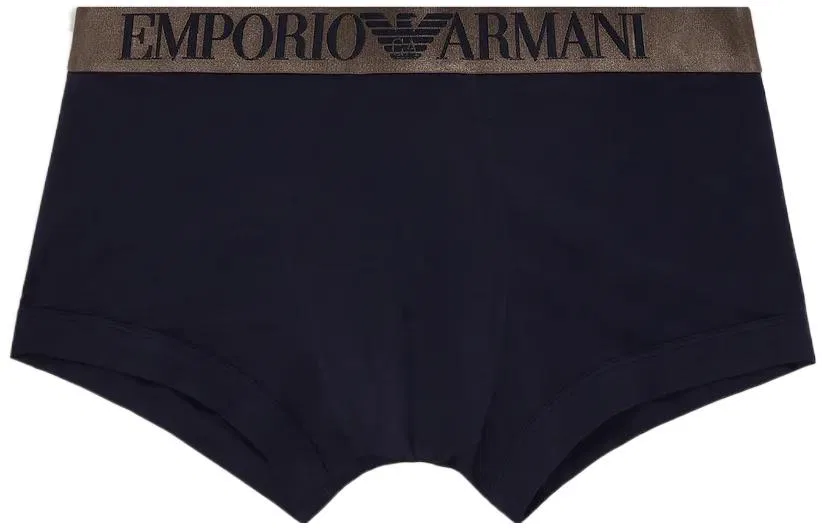Мужские боксеры-брифы с принтом 1 Pack Blue EMPORIO ARMANI