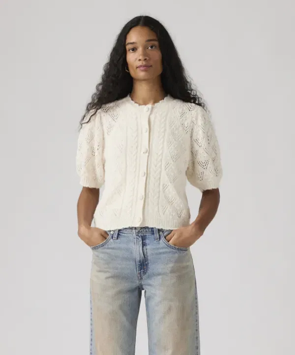 Кардиган короткий с рукавом, Pointelle, Levi'S