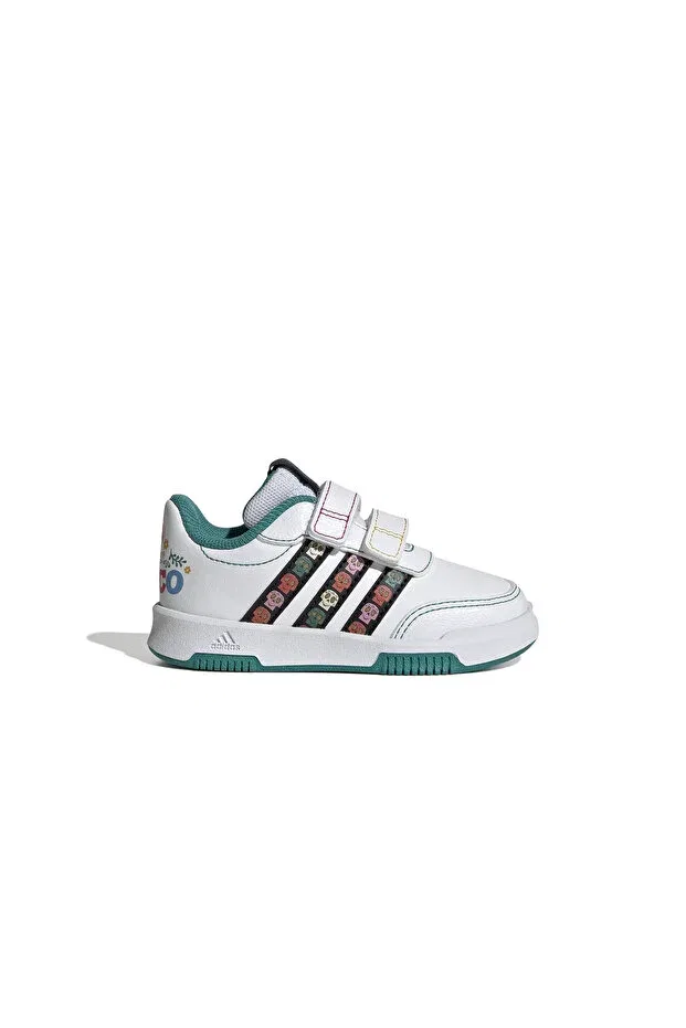 Детские спортивные кроссовки для девочек на липучке Tensaur Velcro Adidas, White Coco