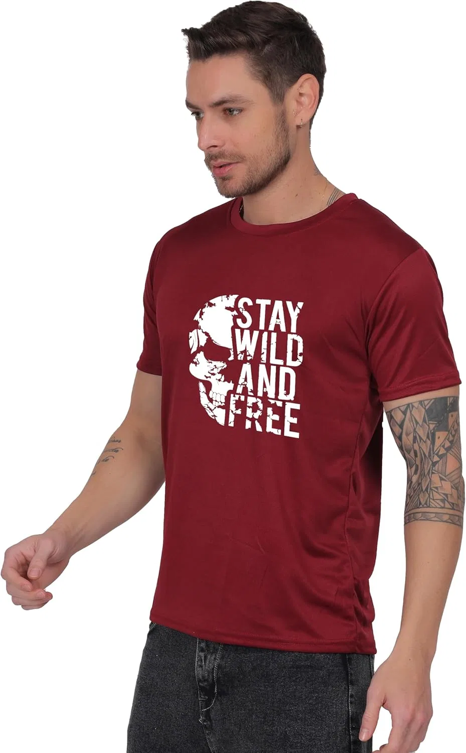 Мужская футболка с принтом Regular Fit Generic, Brown