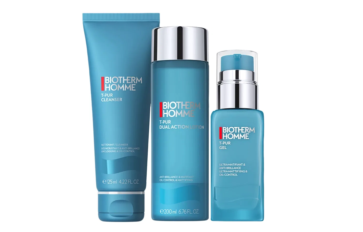 Мужской набор для ухода за кожей с матирующим эффектом BIOTHERM