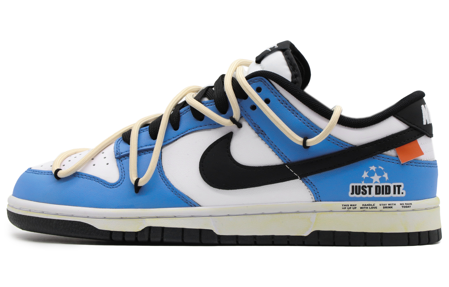 

Кроссовки Nike Dunk Skateboard Shoes Men Low-Top Blue Black