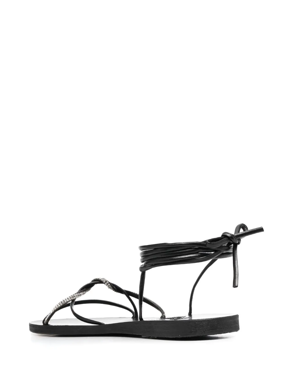Сандалии Treli с кристаллами Ancient Greek Sandals, черный — фото 3
