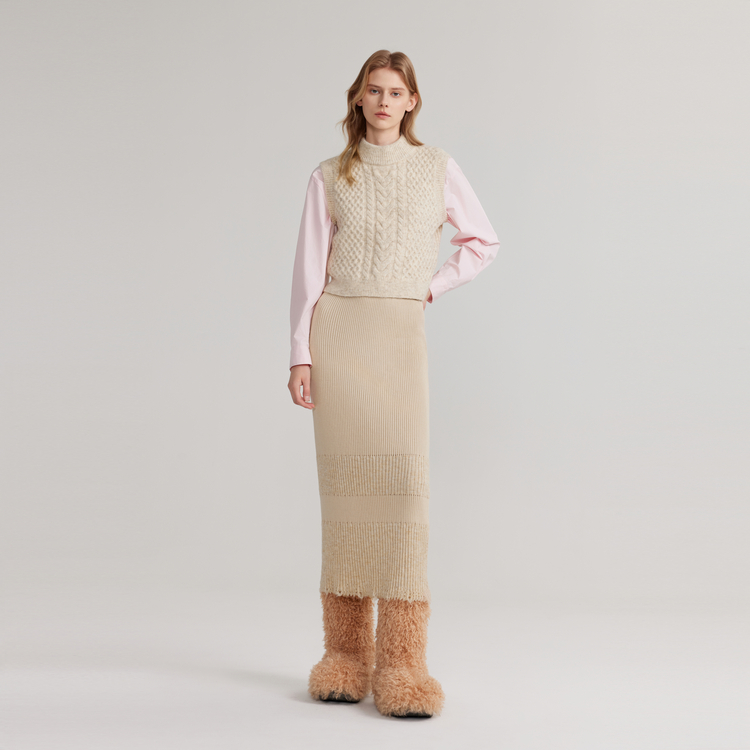 

ELLE Трикотаж женский бежево-желтый