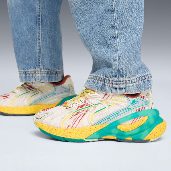 Кроссовки для больших детей Puma X Jurassic World Inverse, белый — фото 2