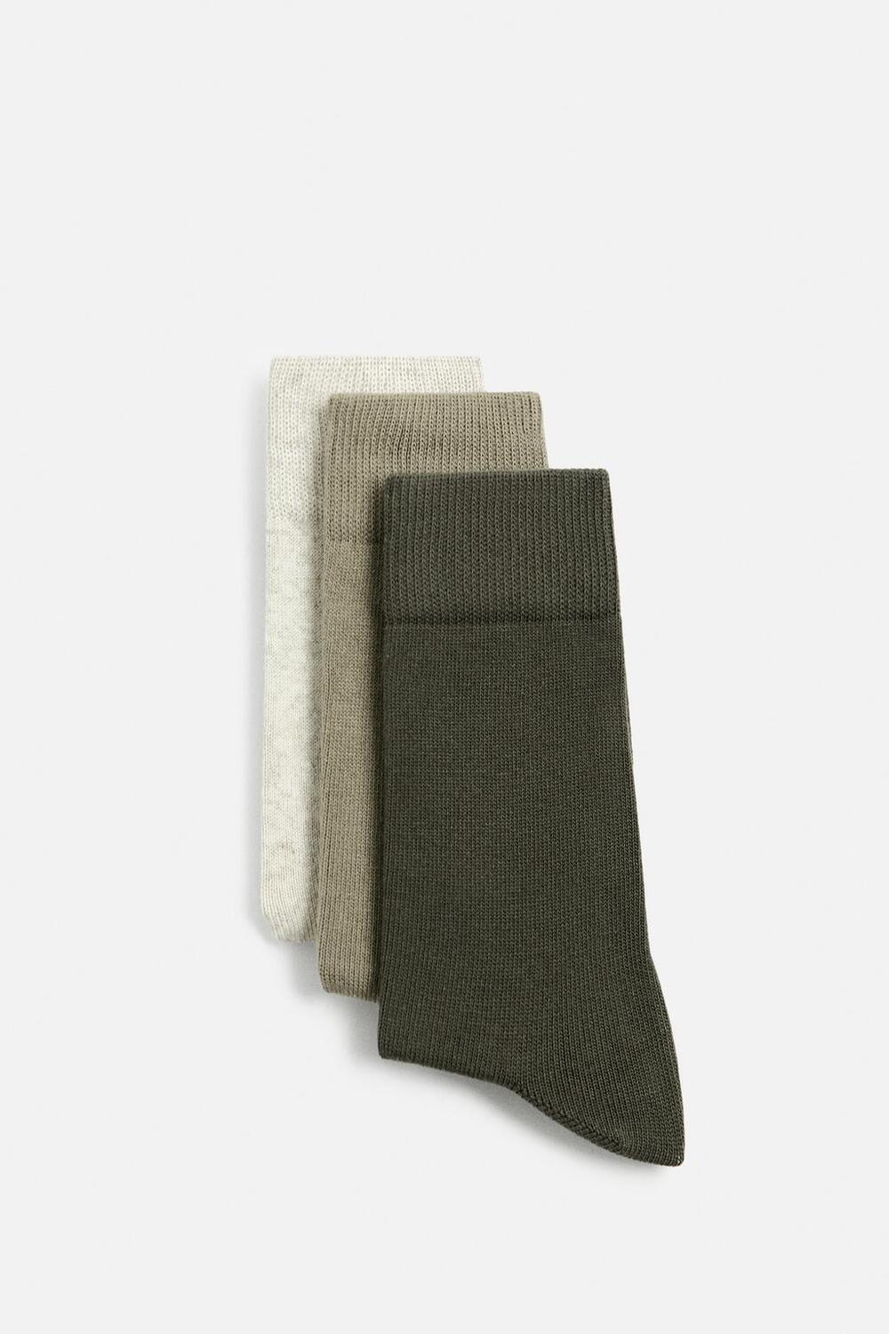 

Упаковка из 3 разных носков ZARA, цвет various