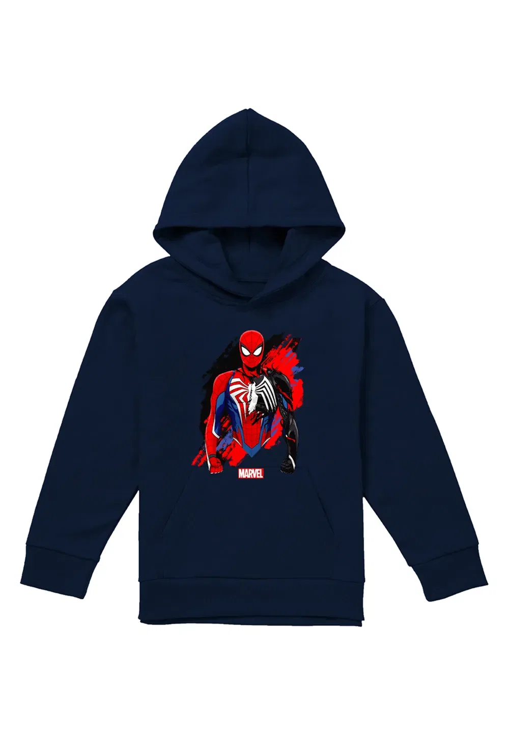 Детская худи Marvel Spiderman Symbiote, темно-синий — фото 4
