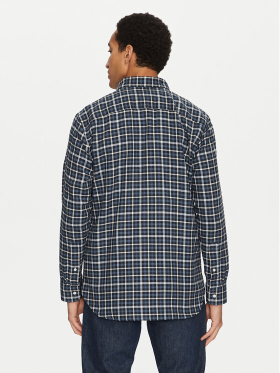 Рубашка обычного кроя Gingham MW0MW37573 Tommy Hilfiger, синий — фото 3
