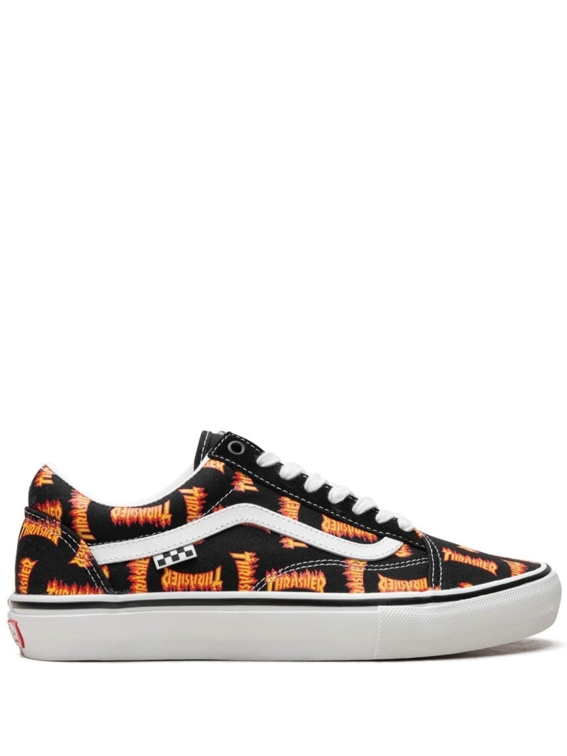 

Кроссовки Vans x Thrasher Old Skool «Thrasher All Over Flame Logo», черный