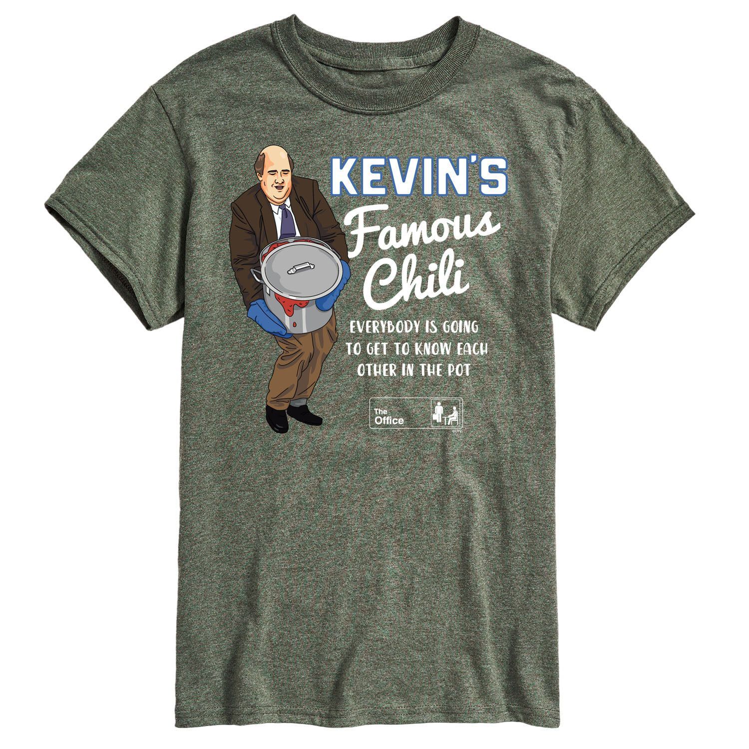 

Мужская футболка The Office Kevins Famous Chili Pot Licensed Character