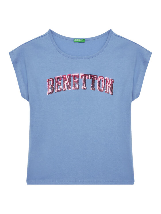 

Футболка обычного кроя 3I1XC10P1 United Colors Of Benetton, синий