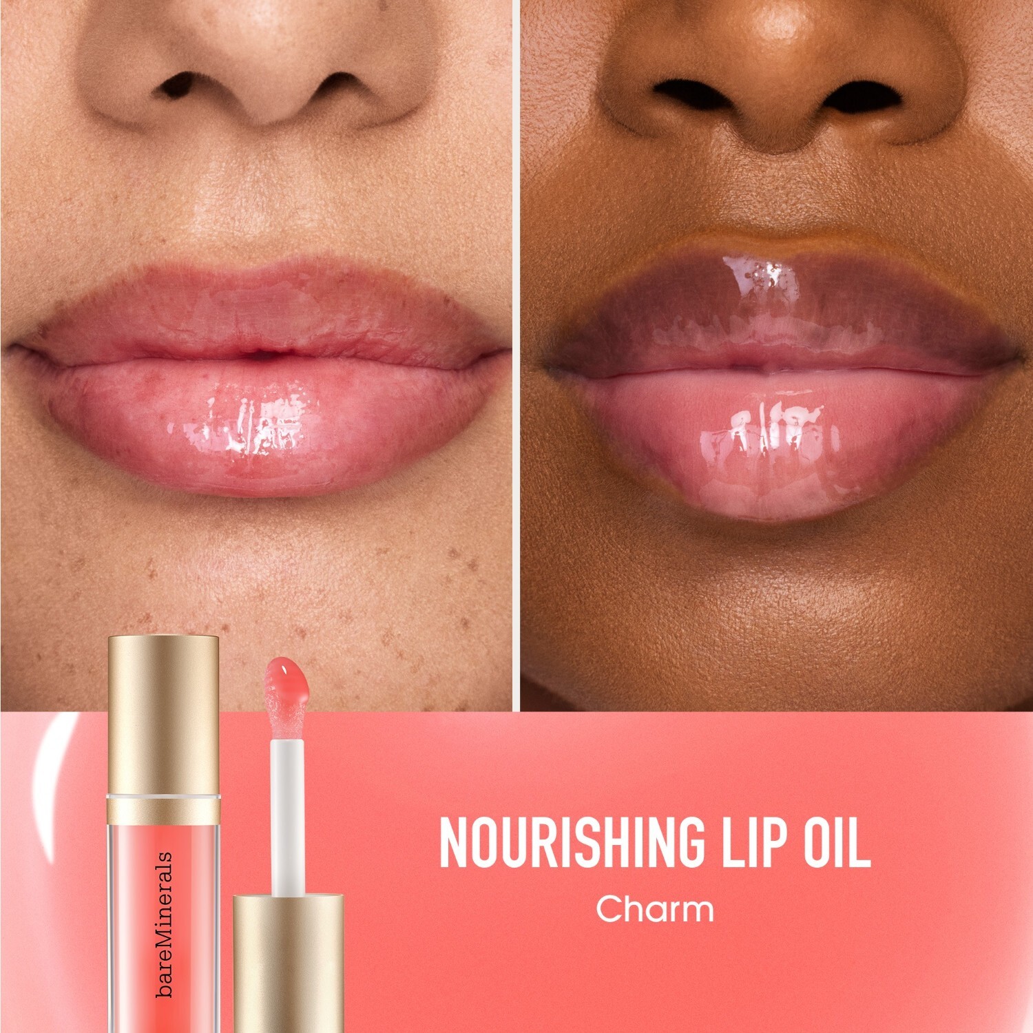 Бальзам для губ bareMinerals — Масло для губ nourishing lip oil , charm, объем, 3.8 мл — фото 3