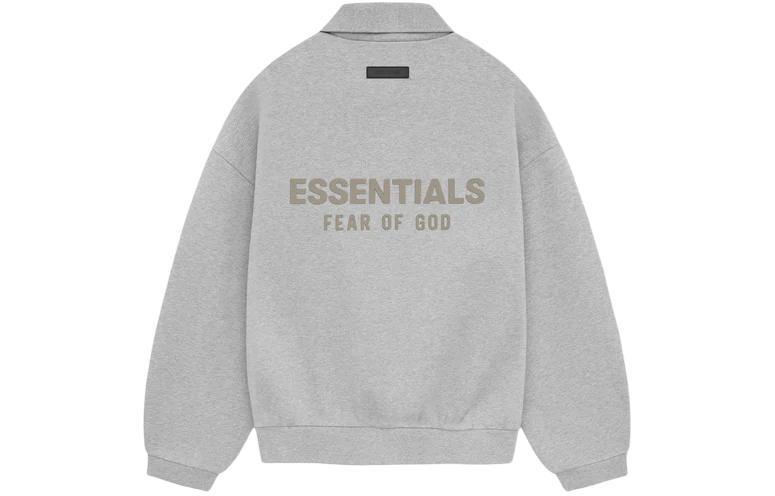 Рубашка поло мужская светло-серая Fear Of God Essentials, серый — фото 2