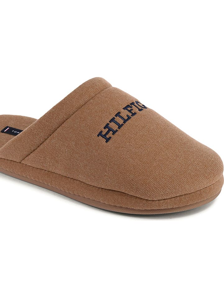 Tommy Hilfiger Shoes Тапочки светло-коричневого цвета — фото 4