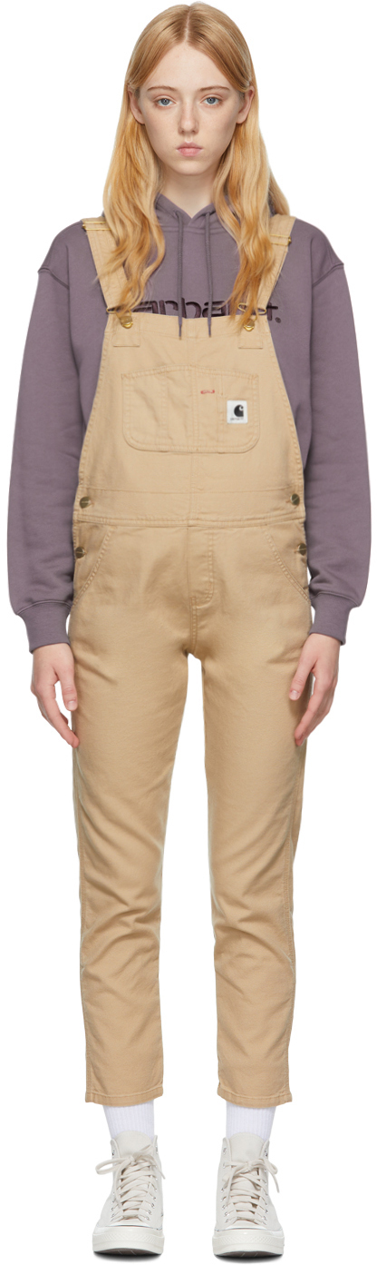 

Коричневый хлопковый комбинезон Carhartt Work In Progress