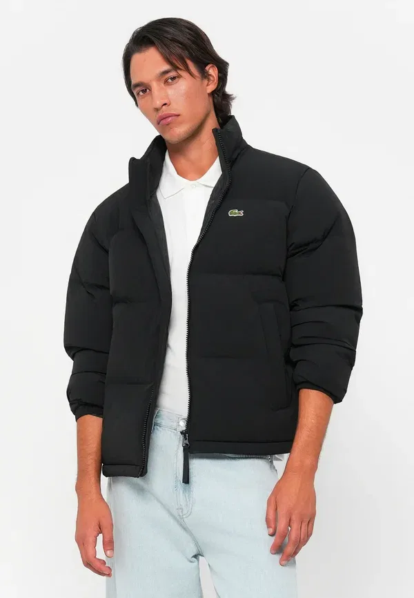 Пуховик Lacoste, черный — фото 4