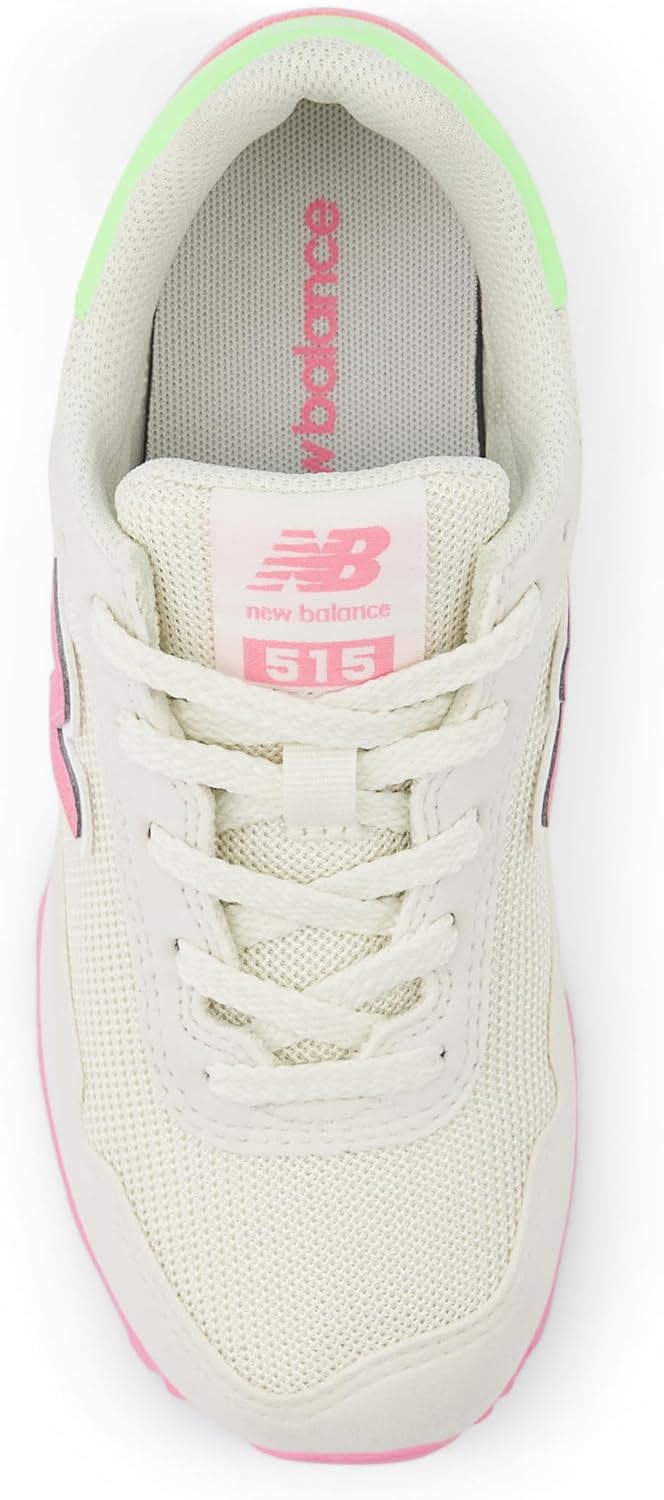 Кроссовки New Balance Kids 515 V1 на шнуровке, розовый — фото 4