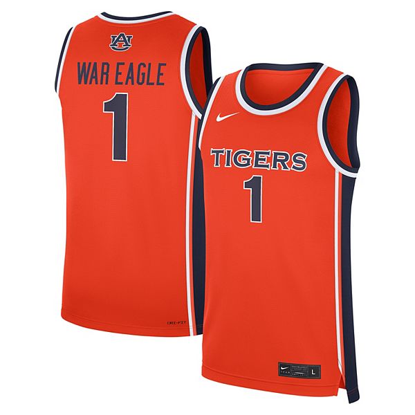 Мужская баскетбольная майка Auburn Tigers #1 Alternate War Eagle Nike — фото 2