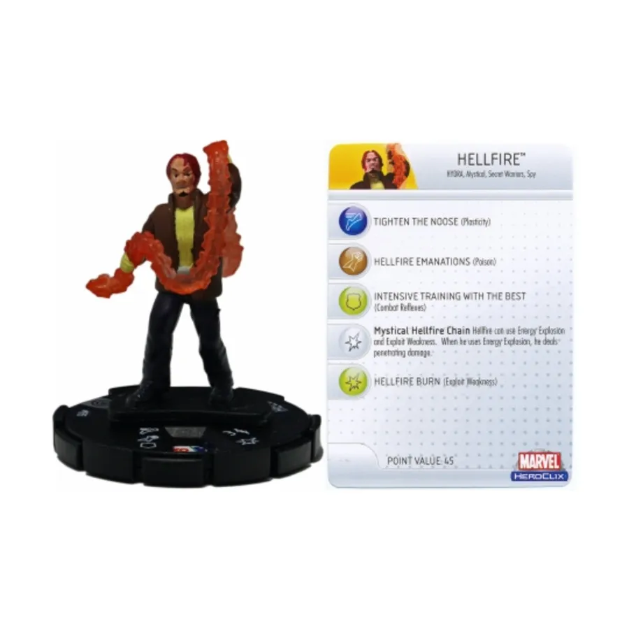 

Адский огонь, Marvel HeroClix - Captain America - Singles