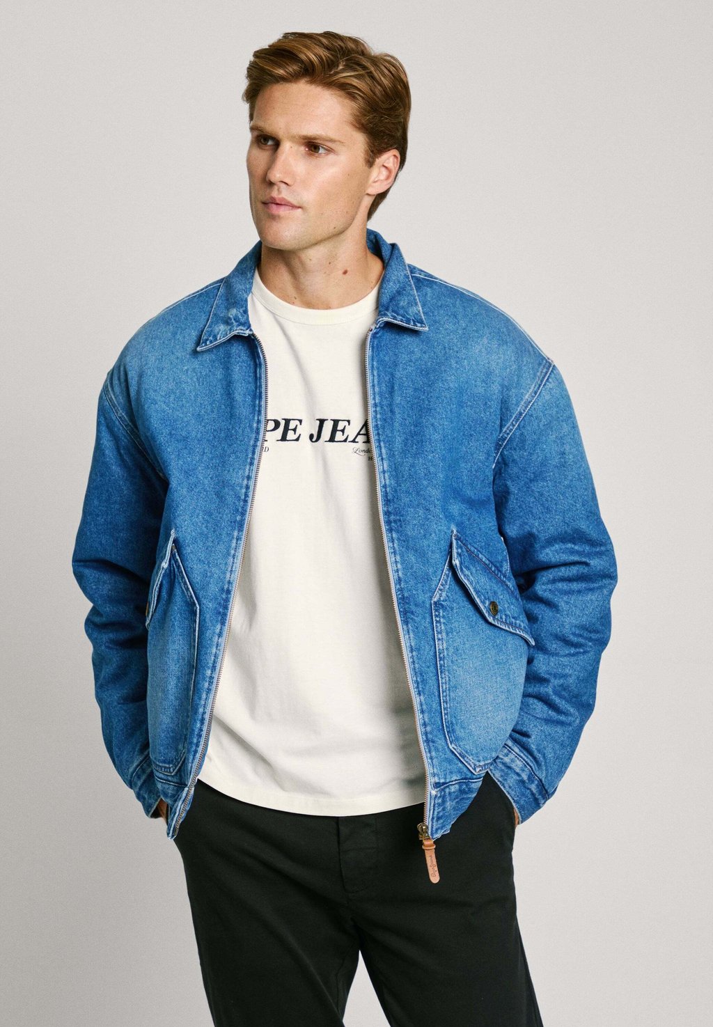 

Джинсовая куртка EMMETT AZURE Pepe Jeans, цвет Rigid Denim