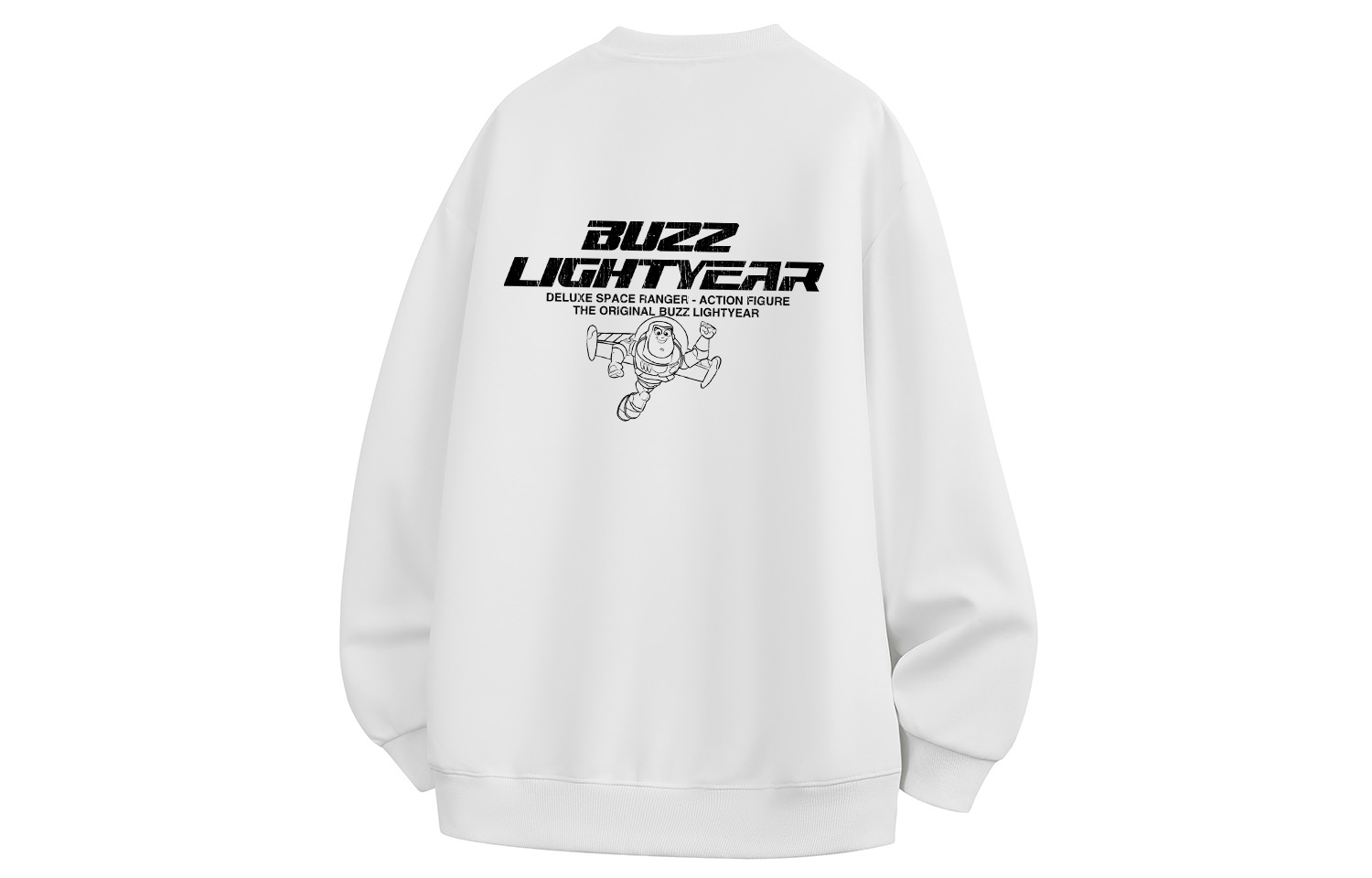 

Свитшот Unisex Crew Neck Thickened Heavyweight Disney, белый fleece-lined