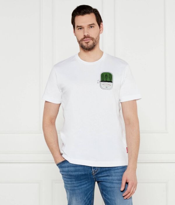 

Футболка мужская Joop! Jeans из органического хлопка с принтом, белый