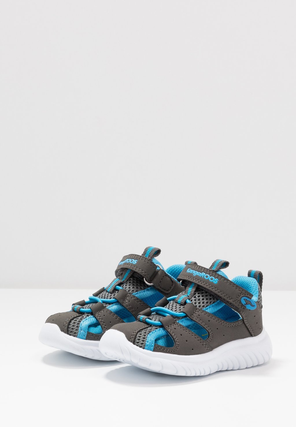 Сандалии Kid-Rock Lite KangaROOS, цвет steel grey/brillant blue — фото 4