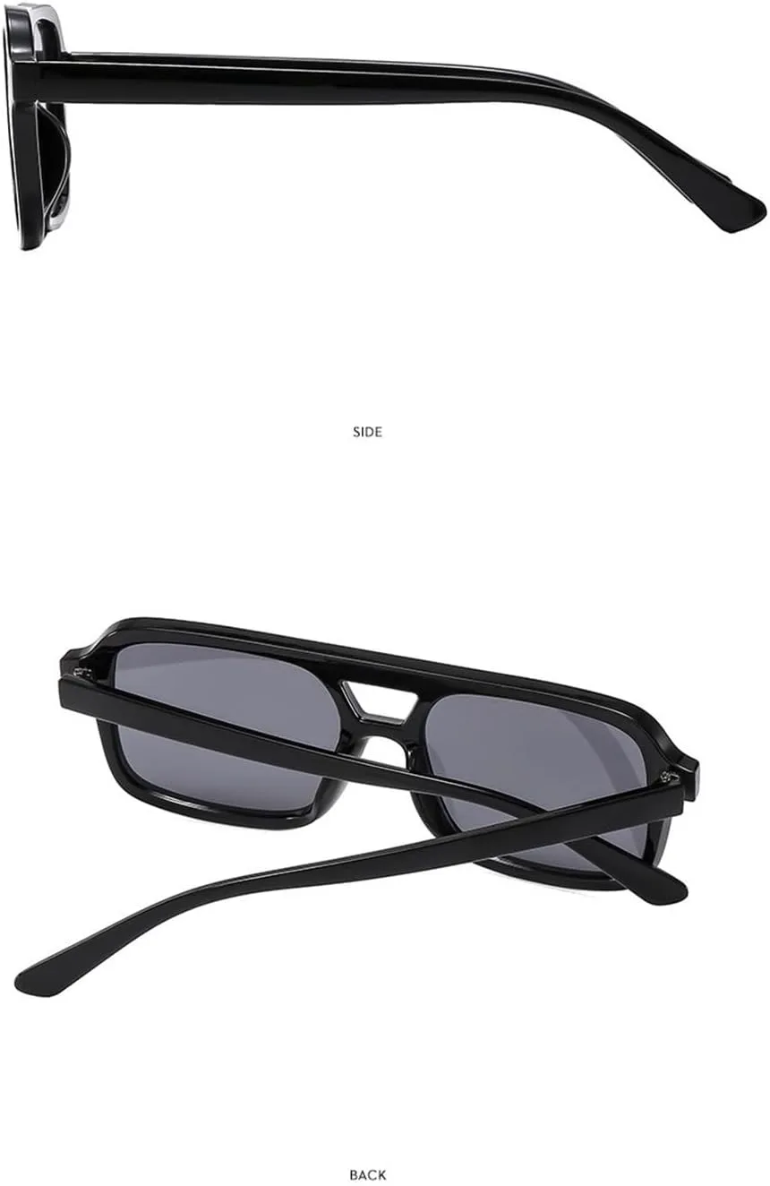 

Квадратные солнцезащитные очки в крупной оправе для мужчин и женщин, предназначенные для вождения, отдыха на природе, поездок на работу и обратно Generic, Green