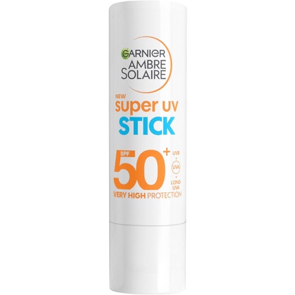 

Ambre Solaire Super UV Stick SPF 50+ — защищает от ультрафиолетового излучения Garnier