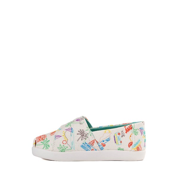 

Слипоны TOMS Alpargata Slip-On Casual Shoe, цвет Marshmallow White/Sketchbook