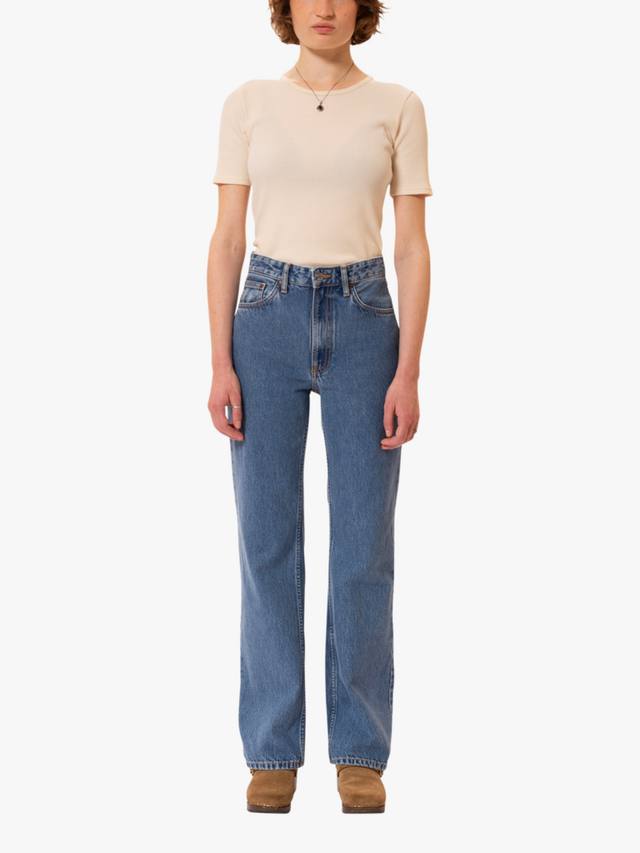 

Джинсы из чистого органического хлопка eileen Nudie Jeans, синий