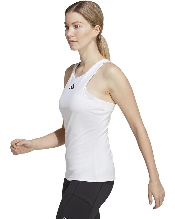 

Топ Adidas Tennis Y-Tank Top, цвет White 1