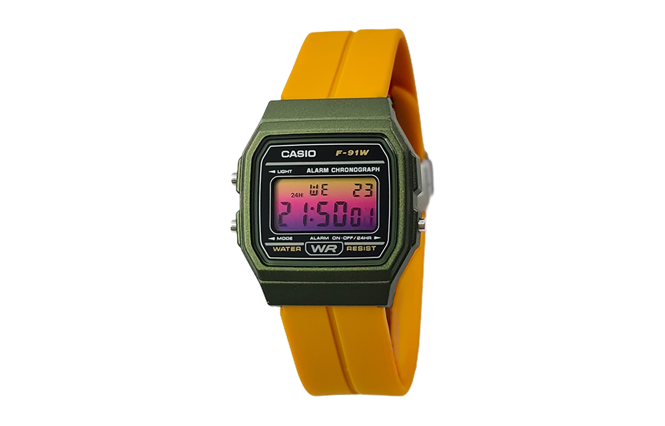 

CASIO Кварцевые часы Retrofit Series с силиконовым ремешком, мужские часы с черным циферблатом