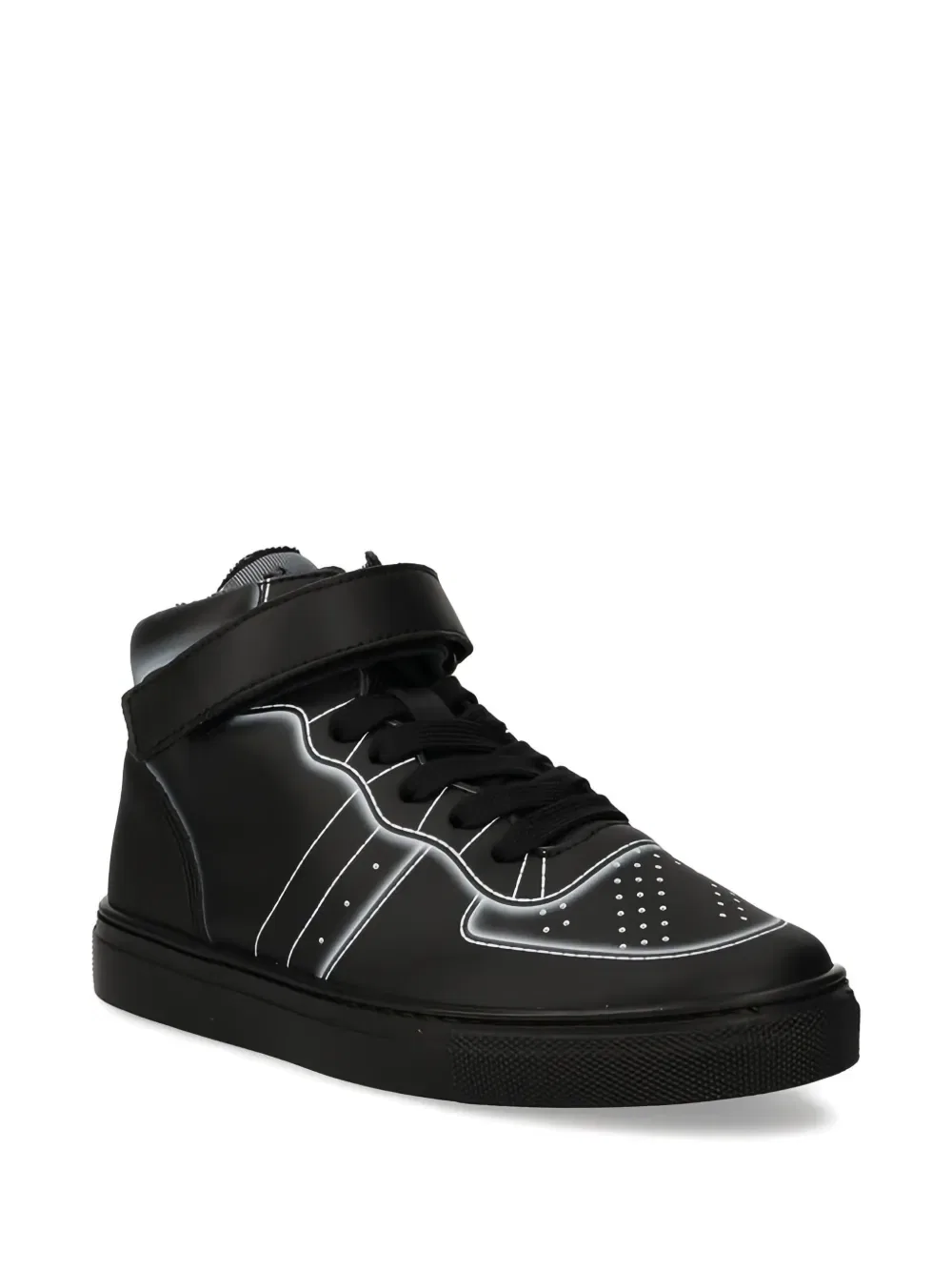 Перфорированные высокие кроссовки Sorel Kids, черный